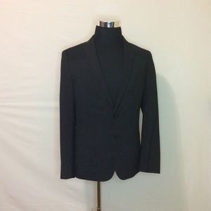 CK One Calvin Klein Two tone Gray/Black Mens Suit